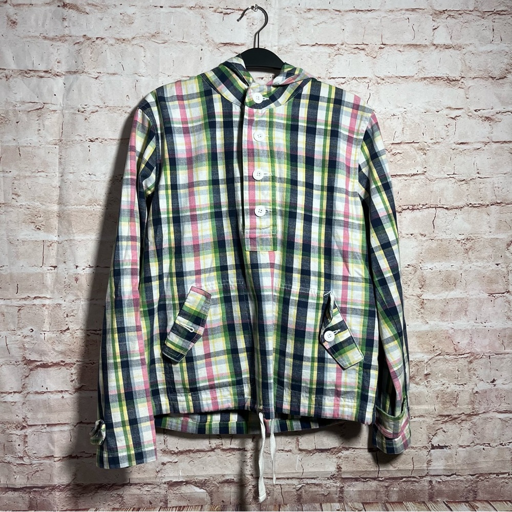 Merona plaid hooded long sleeve  jacket size XS